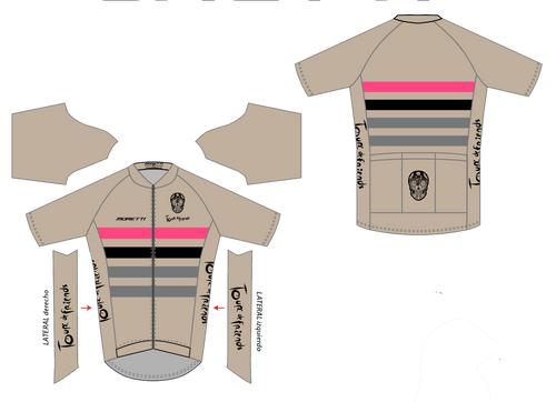 JERSEY TOUR DE FRIENDS BEIGE 8212