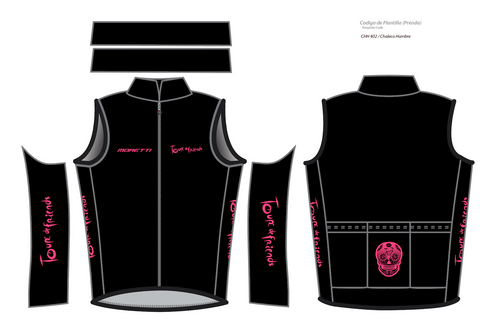 VEST WIND PROOF TOUR DE FRIENDS 8213