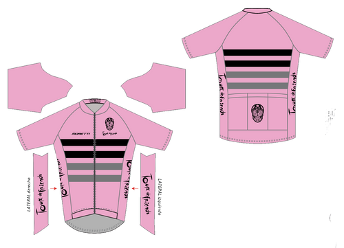 JERSEY TOUR DE FRIENDS PINK 8216