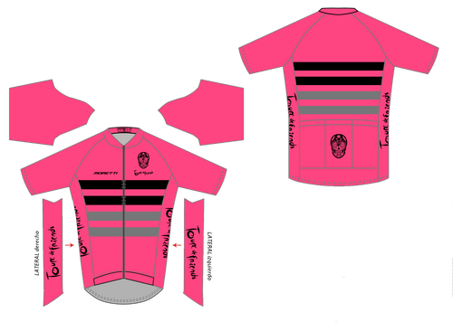 JERSEY TOUR DE FRIENDS FLUO PINK 8228