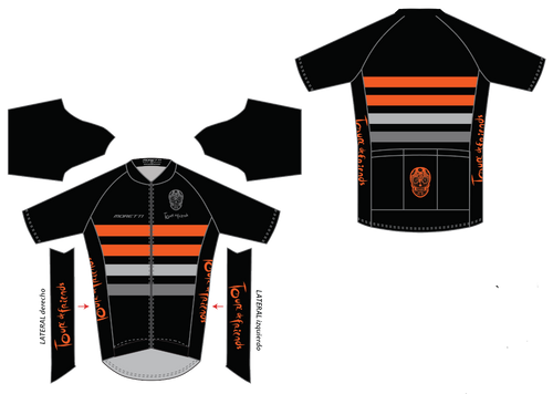 JERSEY TOUR DE FRIENDS FLUO ORANGE 8142